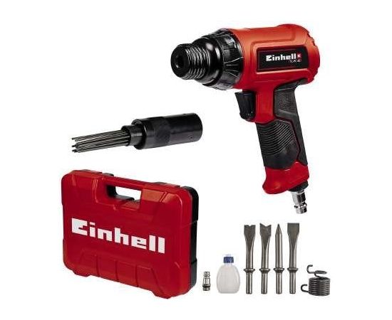 Einhell Druckluft-Meißelhammer TC-PC 45 Set(rot/schwarz, mit 4-teiligem Meißel-Set, Nadel-Entroster, Koffer) Jaunumi -Dārzam
