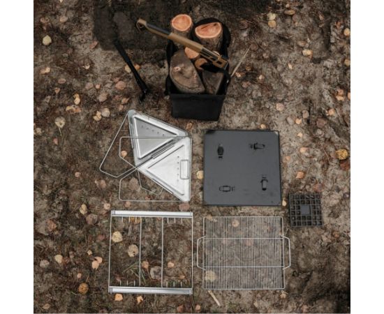 Offlander OFFLANDER DUŻY GRILL SKŁADANY KEMPINGOWY PRZENOŚNY Jaunumi -Dārzam