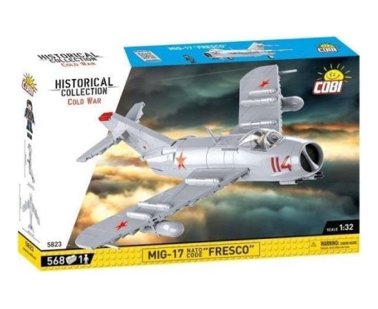Cobi HC Cold War MiG-17 NATO Code 'Fresco' Mašīnas un piederumi
