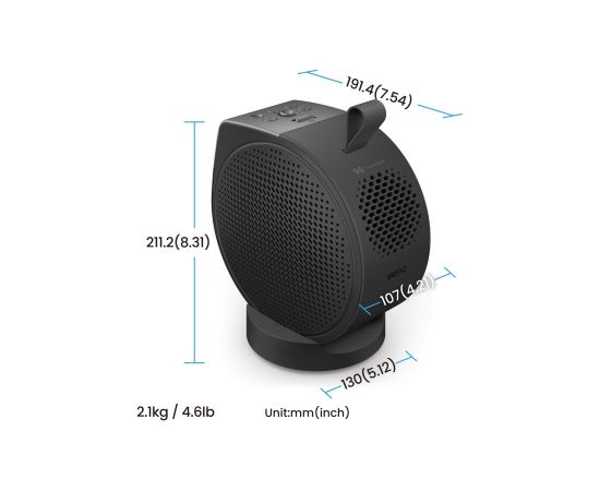 BenQ GV50P Projector, Full HD (1920 x 1080), 500 ANSI lumens, 16:9, Black Benq Projektori