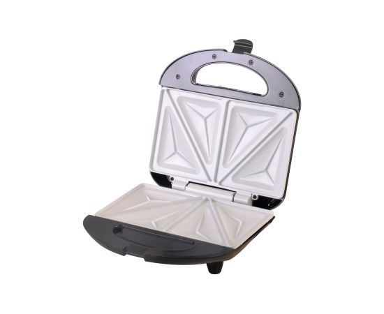 Camry Sandwich maker CR 3018 850 W Number of plates 1 Number of pastry 2 Ceramic coating Black Тостеры для сэндвичей
