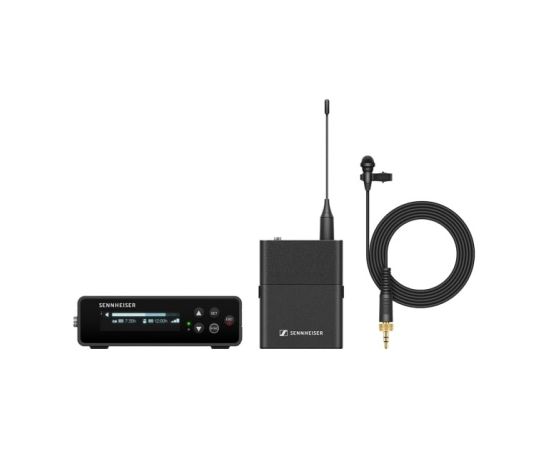 Sennheiser EW-DP ME 2 SET (R4-9) - Zestaw kamerowy z nadajnikiem miniaturowym z mik. ME 2 (dookólny), 552-608 MHz Mikrofoni