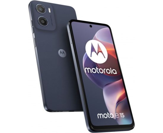 Motorola moto e15 16.9 cm (6.67") Dual SIM Android 14 Go edition 4G USB Type-C 2 GB 64 GB 5200 mAh Blue Мобильные телефоны