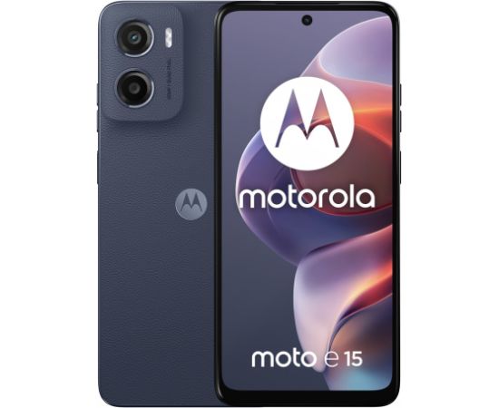 Motorola moto e15 16.9 cm (6.67") Dual SIM Android 14 Go edition 4G USB Type-C 2 GB 64 GB 5200 mAh Blue Мобильные телефоны