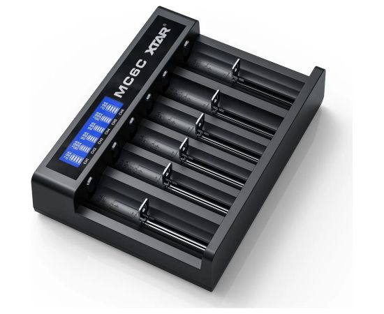 Battery charger Li-ion XTAR MC6C Bateriju lādētāji