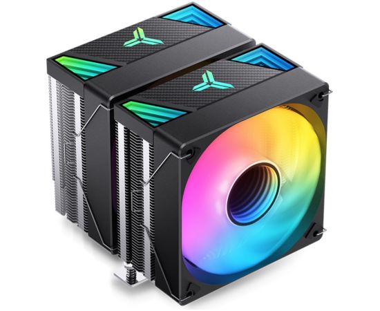 Jonsbo CR-3000 CPU Cooler Dual Tower, ARGB - 2x 120 mm, black Procesoru dzesēšana