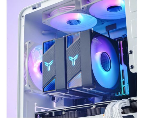 Jonsbo CR-3000 CPU Cooler Dual Tower, ARGB - 2x 120 mm, black Procesoru dzesēšana