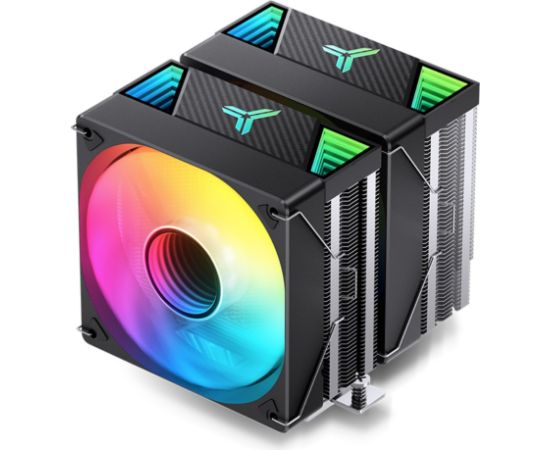 Jonsbo CR-3000 CPU Cooler Dual Tower, ARGB - 2x 120 mm, black Procesoru dzesēšana