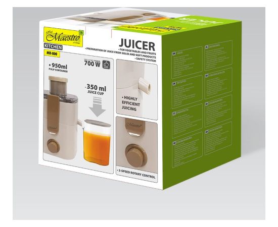 Sokowirówka 700W MR-800 MAESTRO Sulu Spiedes