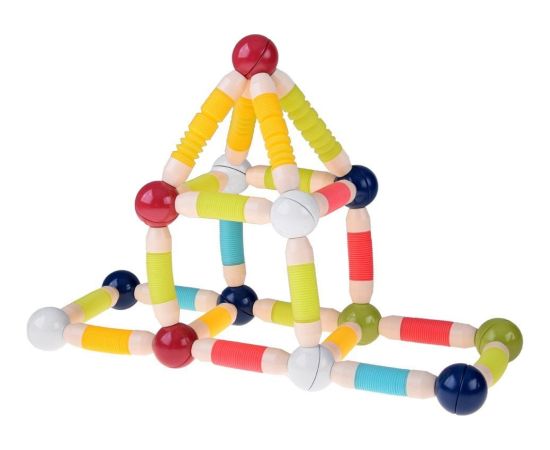 Jokomisiada Klocki Elastyczne Magnetyczne Rurki do budowania Tube Block 36 elem ZA5813 EDUKAMP Конструкторы