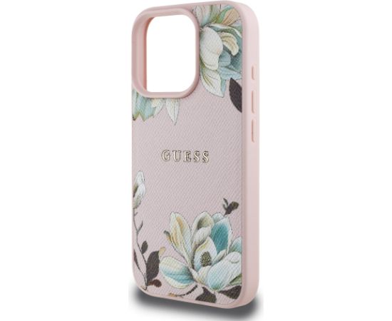 Guess PU Grained Magnolia MagSafe Case Чехол для Apple iPhone 16 Pro Чехлы - альтернативные
