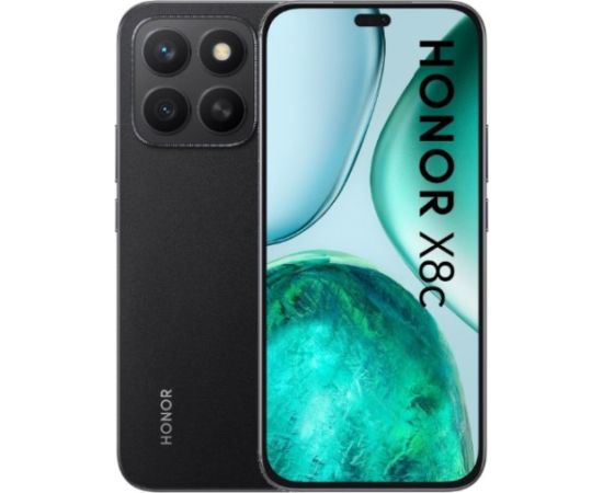 Honor X8c Смартфон 8GB / 256GB Black Мобильные телефоны