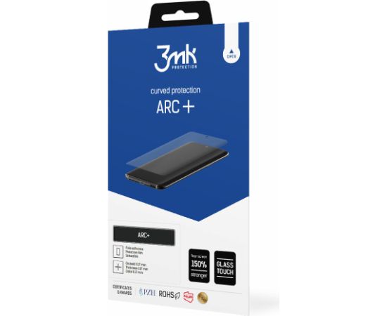 OEM Screen Protector 3MK ARC+ FS Fullscreen for Samsung Galaxy S25 Plus Ekrānu aizsardzība