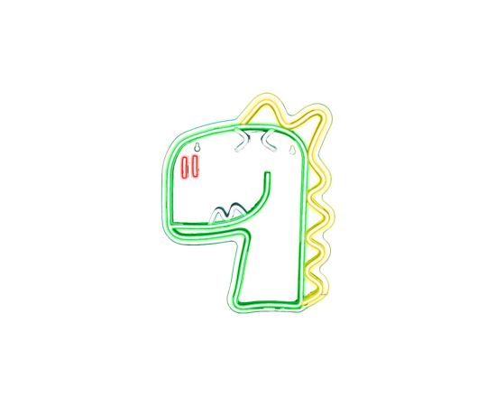 Led lampa SBS Dino Roar On Neon effect Jaunumi, Bērnu preces