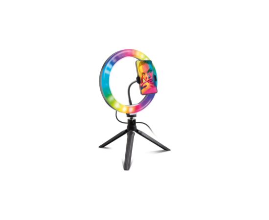 Telefona statīvs SBS 25cm Multicolour LED light Selfie Stick