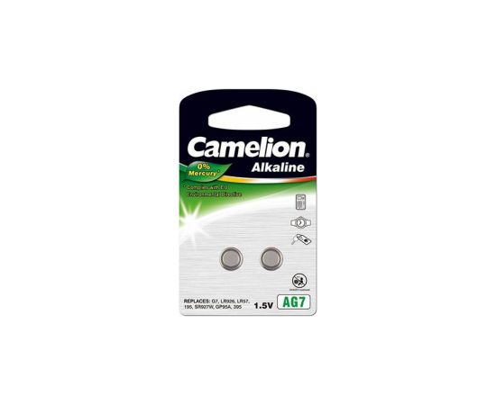 Baterijas Camelion AG7/ LR57/ LR926/ 395 2pcs Bateriju lādētāji