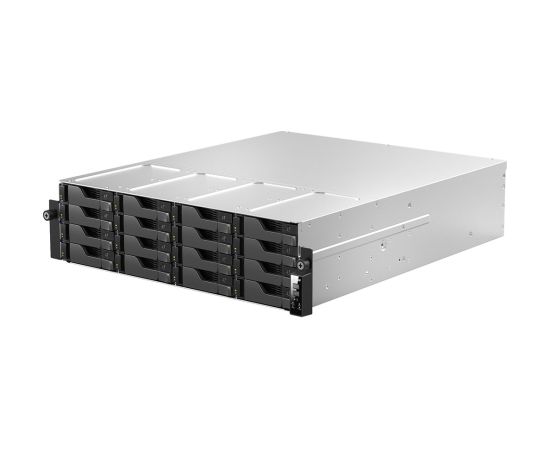 NAS Asustor Lockerstor 16R Pro AS7216RDX, 3U rack, 16x (3.5" SATA HDD/ 2.5" SSD), AMD Ryzen 7 Pro 7745 8C 3.8GHz (up to 5.3GHz), 16GB ECC DDR5 4800 (Max. 192GB), 1x M.2 NVMe slot (PCIe Gen5x4), 2x 10Gb, 2x 1Gb, 1x PCIe Gen5x8,1x Pcie Gen5x4, 4x USB 3.2 Ge Серверы и компоненты серверов