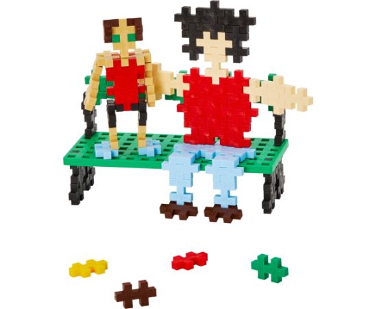 Plus Plus PLUS-PLUS NAUCZ SIĘ BUDOWAĆ LUDZI Z CAŁEGO ŚWIATA Mašīnas un piederumi