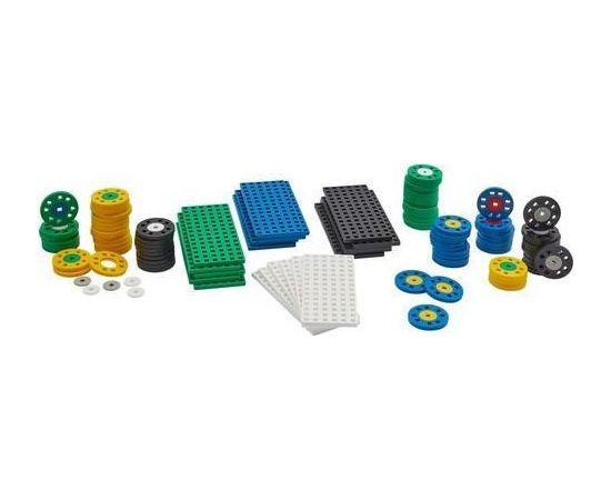 Plus Plus PLUS-PLUS MIX KÓŁ I PODSTAWEK- 100 ELEMENTÓW Galda spēles