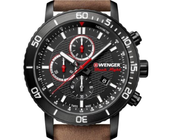 WENGER ROADSTER BLACK NIGHT CHRONO 01.1843.107 Rokas pulksteņi 