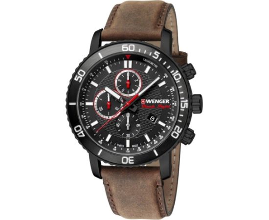 WENGER ROADSTER BLACK NIGHT CHRONO 01.1843.107 Rokas pulksteņi 