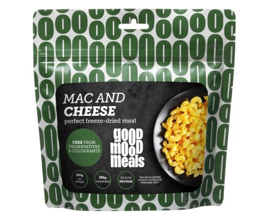 Tūrisma pārtika "Good Mood Meals Mac and Cheese" Tūristu pārtika