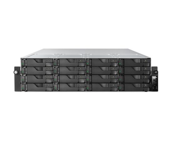 NAS Asustor Lockerstor 16R Pro AS7216RDX, 3U rack, 16x (3.5" SATA HDD/ 2.5" SSD), AMD Ryzen 7 Pro 7745 8C 3.8GHz (up to 5.3GHz), 16GB ECC DDR5 4800 (Max. 192GB), 1x M.2 NVMe slot (PCIe Gen5x4), 2x 10Gb, 2x 1Gb, 1x PCIe Gen5x8,1x Pcie Gen5x4, 4x USB 3.2 Ge Серверы и компоненты серверов