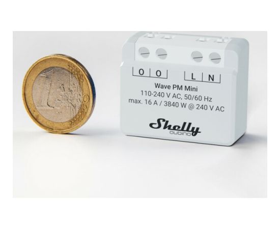 Shelly Shelly Qubino Wave PM Mini przełącznik Szary Gudrā māja