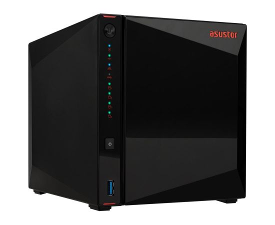 Asustor AS5404T NAS/storage server Intel® Celeron® N5105 4 GB DDR4 0 TB ADM Black Серверы и компоненты серверов