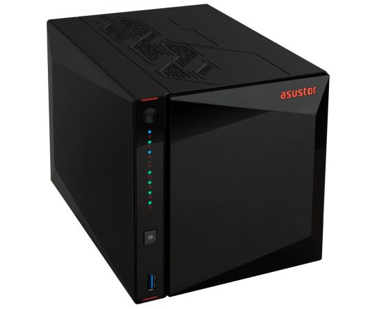 Asustor AS5404T NAS/storage server Intel® Celeron® N5105 4 GB DDR4 0 TB ADM Black Серверы и компоненты серверов