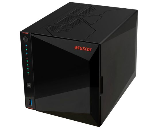 Asustor AS5404T NAS/storage server Intel® Celeron® N5105 4 GB DDR4 0 TB ADM Black Серверы и компоненты серверов