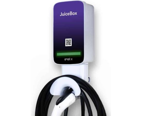 Electric vehicle charging station - Enel X JuiceBox 2.01 with cable Elektro Auto lādēšanas piederumi