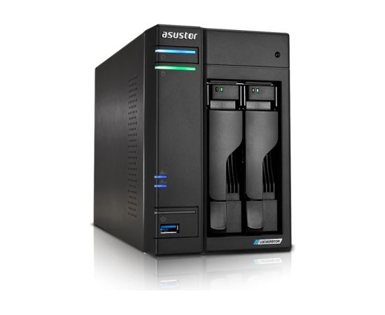 Asustor LOCKERSTOR 2 Gen2 (AS6702T) NAS Desktop Intel® Celeron® N5105 4 GB DDR4 0 TB ADM Black Серверы и компоненты серверов
