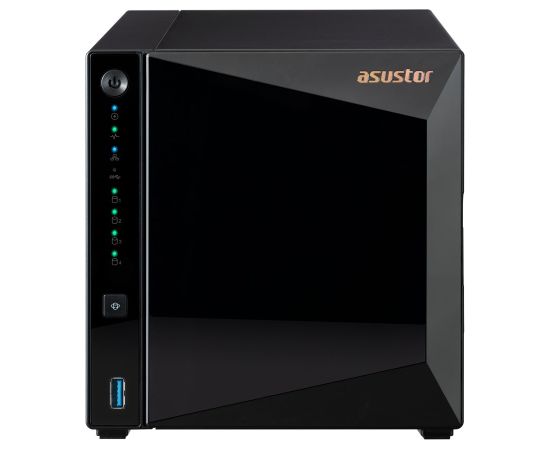 Asustor DRIVESTOR 4 Pro Gen2 AS3304T V2 NAS Realtek RTD1619B 2 GB DDR4 ADM Black Серверы и компоненты серверов