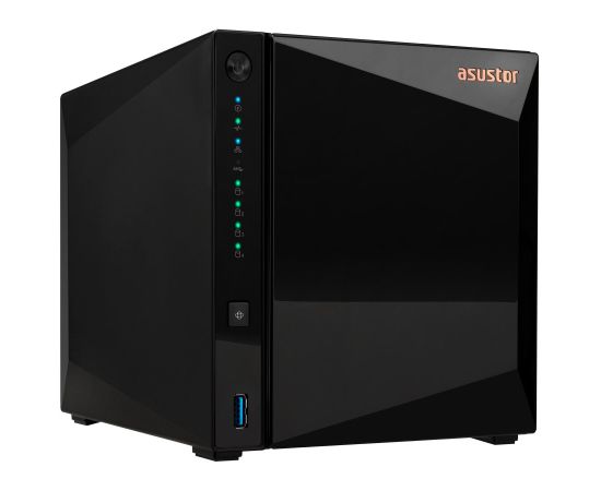 Asustor DRIVESTOR 4 Pro Gen2 AS3304T V2 NAS Realtek RTD1619B 2 GB DDR4 ADM Black Серверы и компоненты серверов
