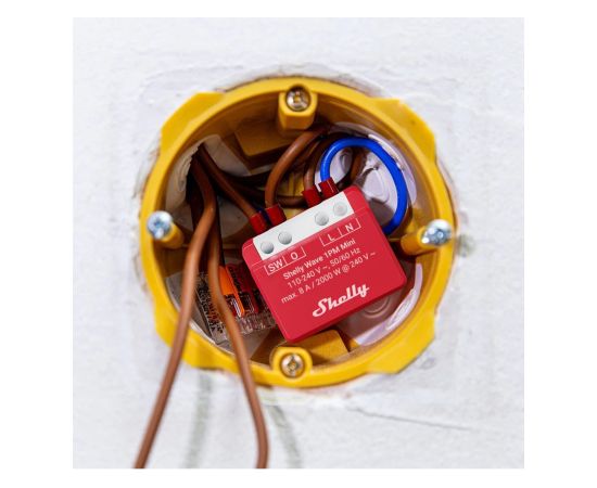 Shelly Wave 1PM Mini LR  Element wykonawczy Z-Wave Умный дом