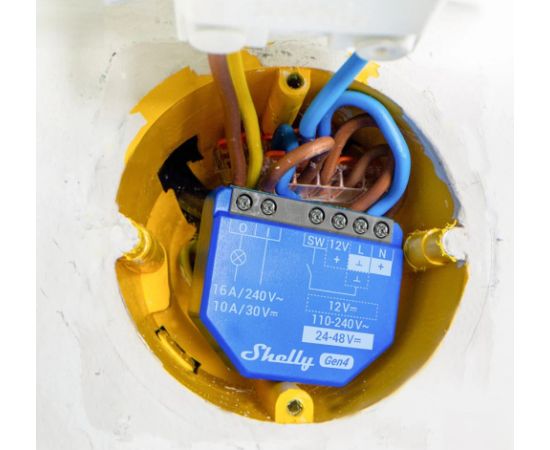 SHELLY 1 Gen4 Smart switch Blue 2 pcs Умный дом