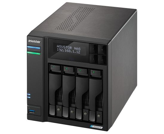 Asustor LOCKERSTOR 4 Gen2 (AS6704T) NAS Desktop Intel® Celeron® N N5105 4 GB DDR4 0 TB ADM Black Серверы и компоненты серверов