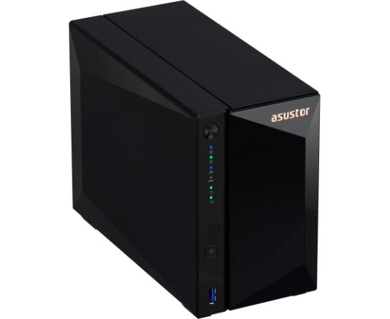 Asustor DRIVESTOR 2 Pro Gen2 AS3302T v2 NAS Realtek RTD1619B 2 GB DDR4 ADM Black Серверы и компоненты серверов