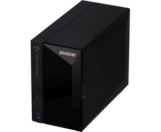 Asustor DRIVESTOR 2 Pro Gen2 AS3302T v2 NAS Realtek RTD1619B 2 GB DDR4 ADM Black Серверы и компоненты серверов