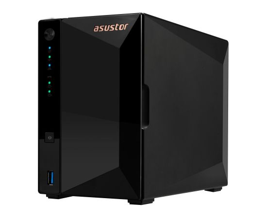 Asustor DRIVESTOR 2 Pro Gen2 AS3302T v2 NAS Realtek RTD1619B 2 GB DDR4 ADM Black Серверы и компоненты серверов