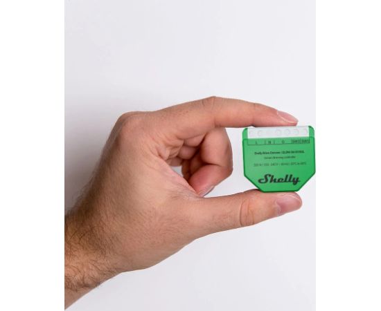 Shelly Wave Dimmer EU LR Smart Dimming Controller Green Умный дом