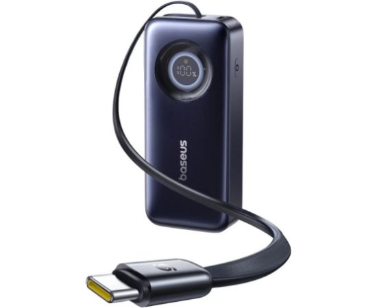 LiPo PowerBank 20000mAh 67W ar ievelkamu kabeli EnerCore CR11 BASEUS Power Banks