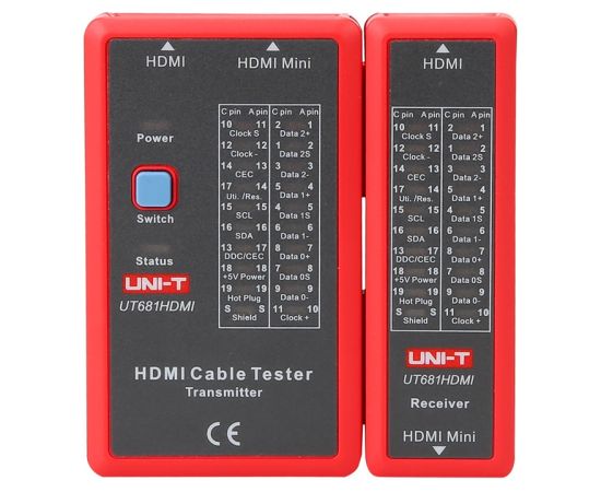 HDMI cable tester UNI-T UT681HDMI Testeri un mērierīces