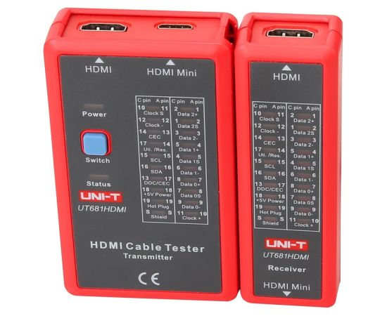 HDMI cable tester UNI-T UT681HDMI Testeri un mērierīces