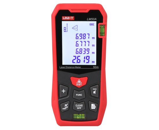 UNI-T LM50A laser rangefinder Testeri un mērierīces