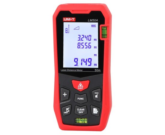 UNI-T LM50A laser rangefinder Testeri un mērierīces