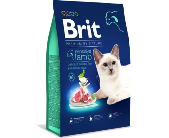 Brit Karma Dry Premium Sensitive z jagnięciną 0,3kg Сухой корм для кошек