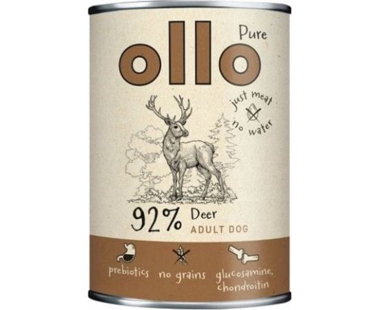 Dolina Noteci Ollo Pure Jeleń 400 g promo Suņu barība
