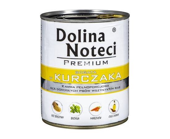 Dolina Noteci DOLINA NOTECI Premium bogata w kurczaka - mokra karma dla psa - 800g Suņu barība